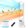 Hiluce 3-in-1 Bladeless Fan, Room Space Heater, and HEPA Air Purifier Combo