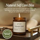 Bare Botanics Non-Toxic Warm Vanilla Oak Natural Soy Wax Candle, 9 Ounces