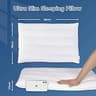 Minupwell Ultra Flat 2.5-Inch Medium-Firm Pillow with 100% Cotton Cover