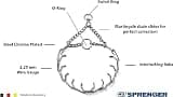 Herm Sprenger Chrome-Plated Steel Prong Dog Training Collar, 16-Inch Length