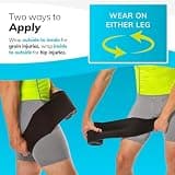 BraceAbility Hip Support Groin Brace with Non-Slip Backing for Sciatica