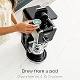 Ninja DualBrew Pro CFP301 Dual Coffee Maker System with Fold-Away Milk Frother