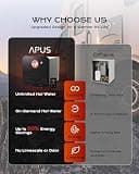 APUS 68,000 BTU High-Capacity RV Tankless Water Heater for Standard Cutouts