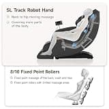 Real Relax Upgraded 2D SL-Track Zero Gravity Full Body Massage Chair for Home