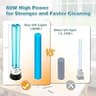80W High-Power HVAC Duct UVC Sanitizer System with Detachable Ceramic Base