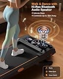Trisomy 3-in-1 Walking Pad with 3.5HP Motor and 15% Automatic Incline