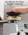 Grindora Espresso Machine with Grinder, Timer Dosing & PID Temp Control