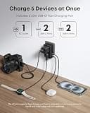 Anker Nano Universal Travel Adapter, 20W Fast Charging 5-Port Power Hub