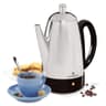 West Bend 12-Cup Classic Style Stainless Steel Electric Percolator Coffee Maker