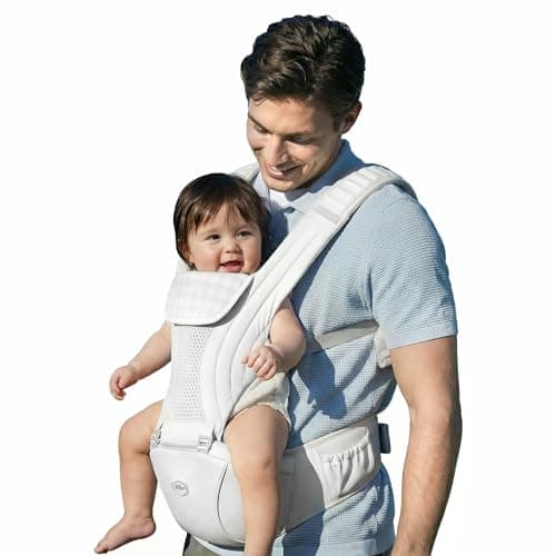 HBR 6-in-1 Ergonomic AirMesh Infant Carrier with Non-Slip Hip Seat Base