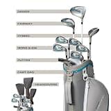 XDriveMax 8-Piece Women's Complete Golf Club Half Set with Lightweight Bag