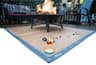 Fireside Outdoor Ember Mat 67x60-Inch Portable Deck Protector for Fire Pits