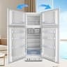 SMETA 10.2 Cu.Ft. Full-Size Propane Fridge with Reversible Door for Off-Grid Homes