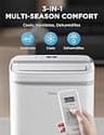 Midea 12,000 BTU Portable Air Conditioner with Dehumidifier and Remote