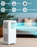 Garvee 8000 BTU High Power Portable Air Conditioner with Built-in Dehumidifier