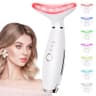 Dopsikn 7-Color Galvanic Red Light Therapy Facial Massager Tool with Gentle Thermals