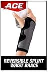 ACE Brand Reversible Adjustable Palmar Splint Wrist Brace for Daily Wear