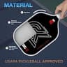 DGYGQ Raw Carbon Fiber Pickleball Paddle with Extended Handle, 16mm Core