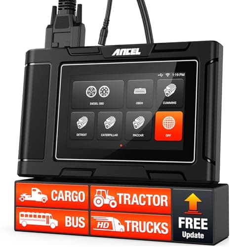 ANCEL HD3400 Pro Heavy Duty Fleet Diagnostic Scanner for DPF Regeneration