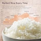 Cosori 10-Cup Fuzzy Logic Rice Maker with Ceramic Inner Pot, 18 Modes