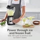 Hamilton Beach Power Elite 700-Watt Wave Action Blender with 40-Ounce Glass Jar
