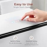SereneLife Rectangular 20L Single-Touch Electric Towel Warmer Bucket