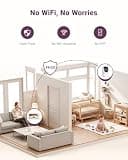 Comfyer BM01 7-Inch HD Split Screen Video Baby Monitor with 6000mAh Battery