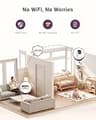 Comfyer BM01 7-Inch HD Split Screen Video Baby Monitor with 6000mAh Battery