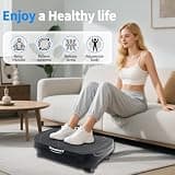 Homesy Low-Impact Full-Body Vibration Plate Exercise Machine Platform