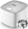 Novaspark Low Carb Stainless Steel Rice Cooker with Digital Timer, 5-Cup