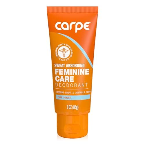 Carpe Feminine Sweatcare Intimate Deodorant Pure Powder with pH Balance
