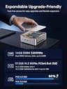 KAMRUI Hyper H2 Mini PC, Intel Core i5-14450HX, 16GB RAM, 512GB NVMe SSD