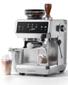 AMZCHEF Espresso Machine with Grinder & 190°F–201°F Temperature Control