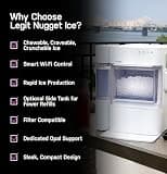 GE Profile Opal 2.0 Ultra Nugget Ice Maker with 0.75-Gallon Side Tank