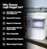 GE Profile Opal 2.0 Ultra Nugget Ice Maker with 0.75-Gallon Side Tank