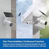 TP-Link Tapo C402 Kit 1080p Solar Wireless Outdoor Security Camera with Person Detection