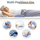 RESTCLOUD Adjustable Memory Foam Lumbar Support Pillow with Height Pads