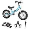 OHIIK 2-in-1 Kids Balance to Pedal Bike with Training Wheels, 12-Inch Frame
