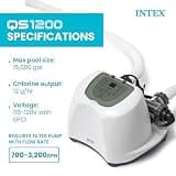 Intex 3000 GPH Sand Filter Pump & Krystal Clear Saltwater System Maintenance Set