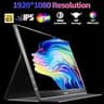 MNN 15.6" FHD Portable Monitor with Smart Cover