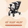 Baby Trend Sit N' Stand 2.0 DLX Tandem Double Stroller with Multiple Modes