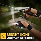PARIGO LED Flashlight Gloves with Focused Index Finger and Thumb Lights