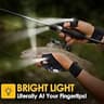 PARIGO LED Flashlight Gloves with Focused Index Finger and Thumb Lights
