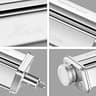 Gvode Stainless Steel Pasta Roller Attachment with 8 Adjustable Thickness Settings
