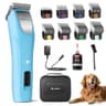 FuzzyFix Professional 2-Speed Dog Clippers for Thick Curly & Matted Coats