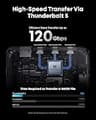 Anker Prime TB5 Docking Station with 140W Power Delivery and 120Gbps