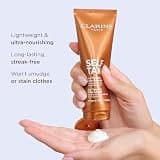 Clarins Self-Tanning Milky Lotion for Face and Body with Intense 24-Hour Hydration