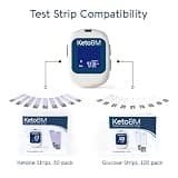 KetoBM Bluetooth Blood Glucose & Ketone Monitoring System Starter Kit