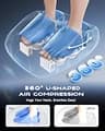 KINGJOY 2026 Upgraded Deep Kneading Shiatsu Foot Massager with Heat