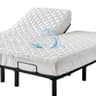 Kingnex Waterproof Quilted Split-Top King Mattress Protector Pad Cover